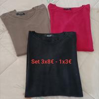Set tre maglie sottogiacca Setai MIlano tg. S/M