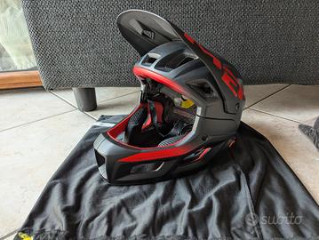 Caschetto bici enduro MET Parachute MCR taglia L