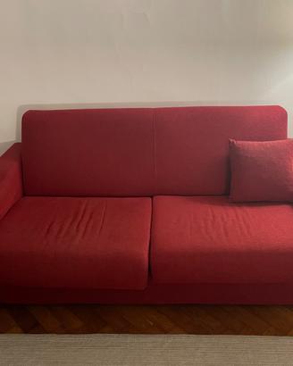 Divano Letto Rosso
