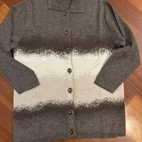 Maglione cardigan donna Carla Ferrone XL