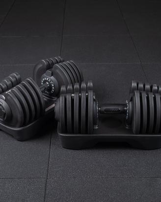 MANUBRI REGOLABILI 2-40KG NERI (COPPIA)