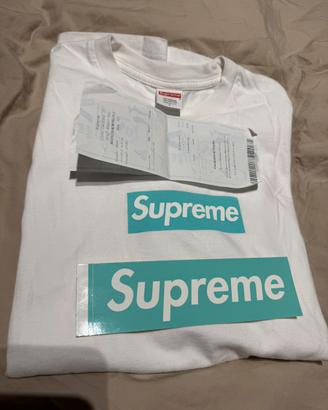 T-shirt supreme x tiffany