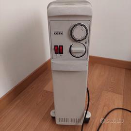 stufa radiatore ad olio, con ruote e timer