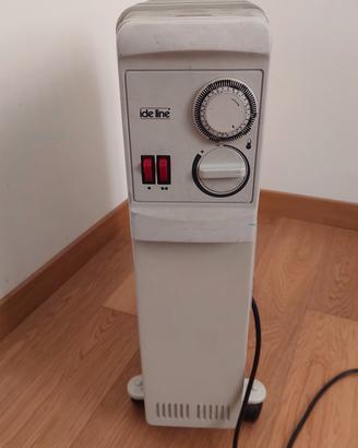 stufa radiatore ad olio, con ruote e timer