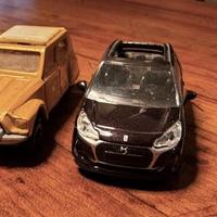 4 modellini Dyane,Twingo,Ds e Ds3