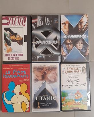LOTTO VHS ORIGINALI vario Genere. Da collezione.