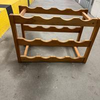 Portabottiglie in legno