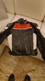 giubbotto pelle sportivo estivo Dainese 52