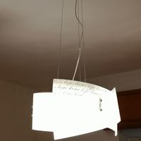 Lampadario vetro 3 lampadine led