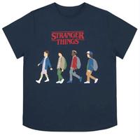 STRANGER THINGS T-shirt 100% cotone