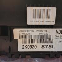 cruscotto vw caddy tgi