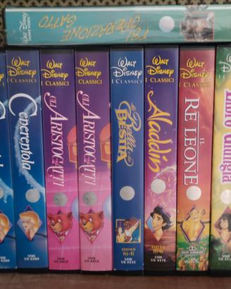 Varie vhs disney Sirenetta, Aristogatti 