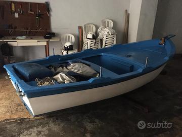 Barca + motore fuoribordo