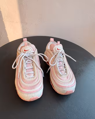 Scarpe Nike Air Max 97 Psychic Pink bianco e rosa