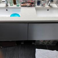 Mobile bagno con doppio lavabo