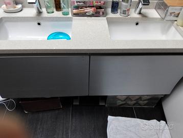 Mobile bagno con doppio lavabo