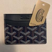 portacarte GOYARD originale - blu scuro