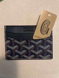 portacarte GOYARD originale - blu scuro