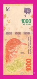banconota- Argentina, 1000 Pesos. Suffix GA