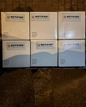 6 moduli di controllo analogici notifier