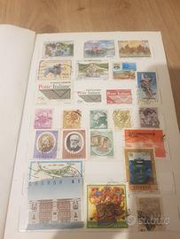 raccolta francobolli vintage
