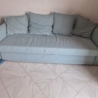 Divano letto Holmsund  Turchese 3 posti 5 cuscini