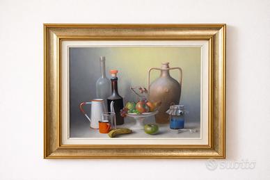 Proferio Grossi - Natura Morta - Olio