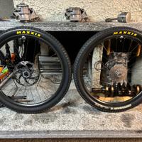 Ruote carbonio tubeless 27.5 bitex complete boost