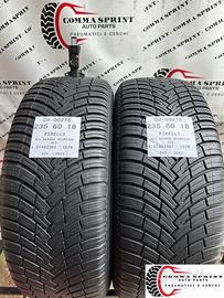 2 PNEUMATICI 235/60 R18 PIRELLI 4 STAGIONI 85%