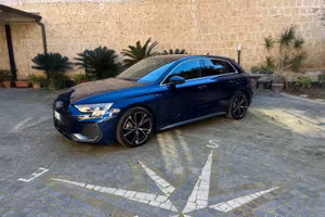 Audi A3 Sportback blue navarra