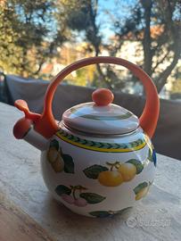 Bollitore BERGNER smaltato fantasia limoni frutta