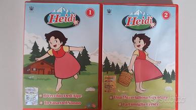 2 DVD Heidi serie originale (4 episodi) 