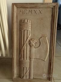 Placca murale fascismo 