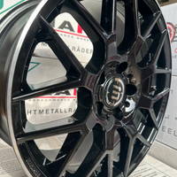 CERCHI 17 5X112 ANCHARIA BLACK CON BORDINO MERCED