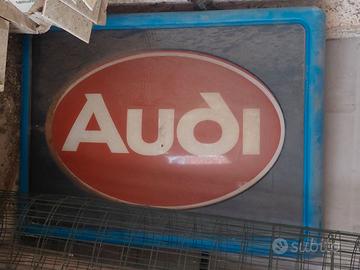 Insegna luminosa Audi originale anni '70 / '80