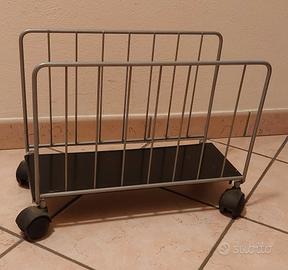 carrello porta computer con ruote