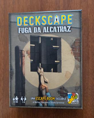 Gioco escape room tascabile "Fuga da Alcatraz"