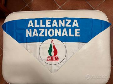 Alleanza Nazionale fazzoletto cappellino bandiera