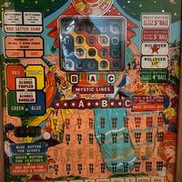 Backglass e piano gioco bingo Bally no flipper