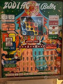 Backglass e piano gioco bingo Bally no flipper