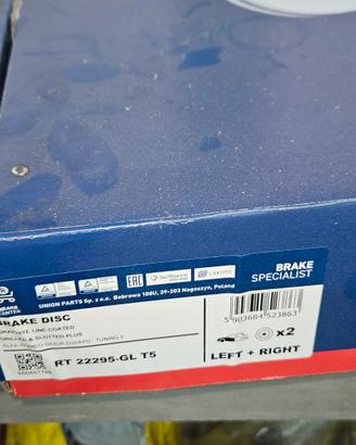 Dischi freno anteriori rotinger per giulia/Stelvio