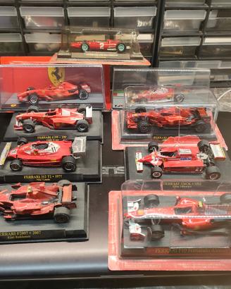 Modellini Ferrari F1 scala 1/43 a 20 euro l'uno 