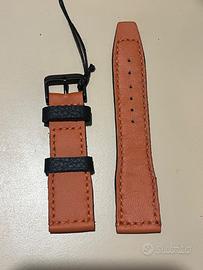 Cinturino artigianale in pelle misura 22 mm