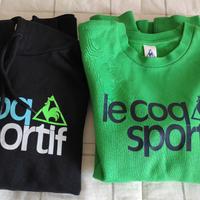 n.2 felpe le Coq Sportif taglia S