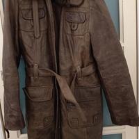 Cappotto vera pelle da donna