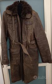 Cappotto vera pelle da donna