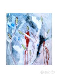 Dipinto - Come se 3-  25 x 21 cm carta Hannemülle
