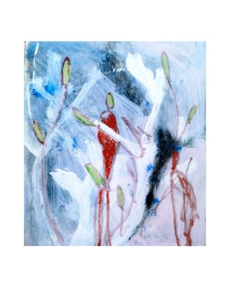 Dipinto - Come se 3-  25 x 21 cm carta Hannemülle
