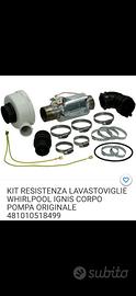 Kit ricambi lavastoviglie Whirlpool/Ignis 