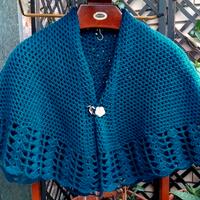 Mantellina della nonna,  Scialle uncinetto